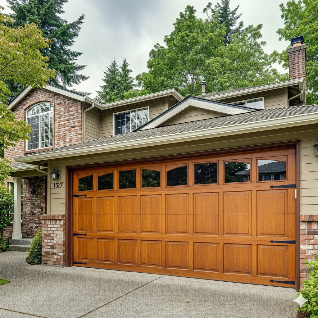 New garage door installation